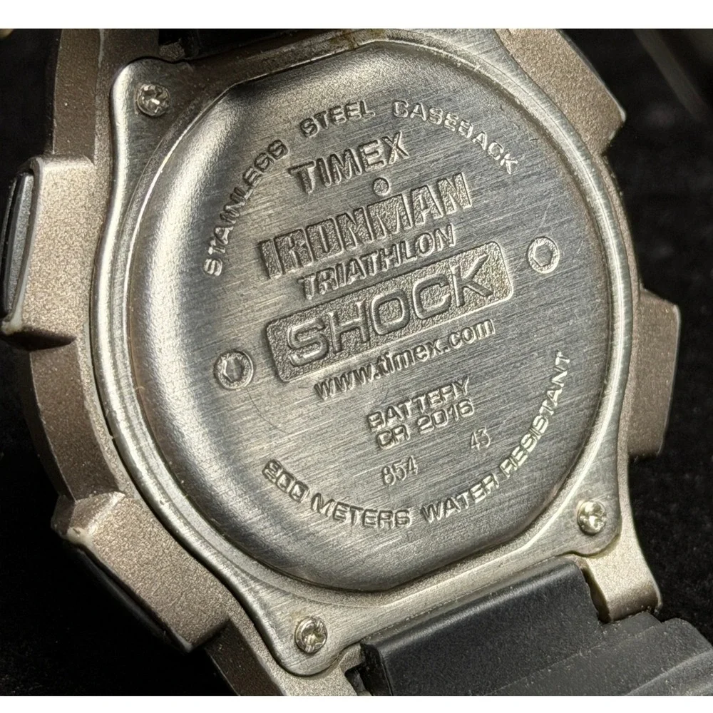 Timex Ironman Triathlon Shock Watch: 200M Water Resistant, 30 Lap Digital, WORKS